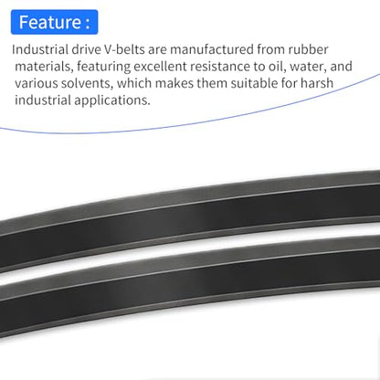 A37 Drive V-Belt, 37" Inner Circumference - size: A37 or 4L390