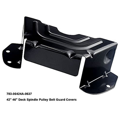 Lawn Mower Parts 783-06424A-0637 783-06424A Black Deck Belt Cover