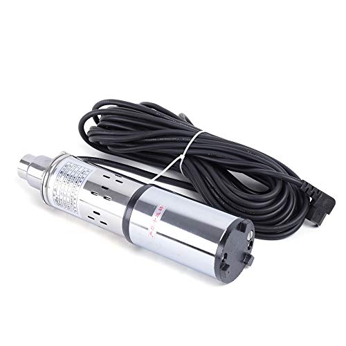 Deep Well Submersible Pump DC 48V 280W Electric Solar Powered Water Pump, 4.2 GPM Flow, 197ft Lift, Farm Ranch Irrigation Submersible Bore Hole Deep Well Pump - color: DC 48v 280w