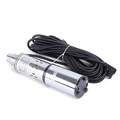 Deep Well Submersible Pump DC 48V 280W Electric Solar Powered Water Pump, 4.2 GPM Flow, 197ft Lift, Farm Ranch Irrigation Submersible Bore Hole Deep Well Pump - color: DC 48v 280w
