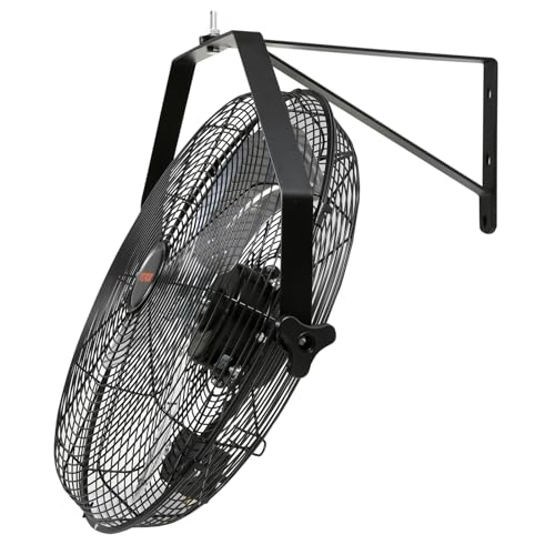 VEVOR 18 Inch Wall Mount Fan, Waterproof, 3-Speed, 4000 CFM, 2 Pack - size: 18 Inch 2 Pack, style: Waterproof