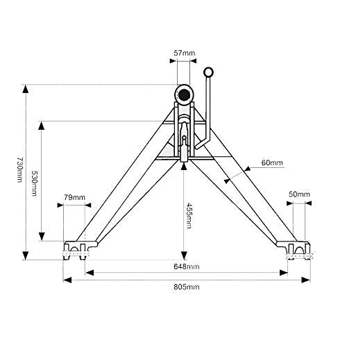 Quick Hitch A-Frame Designed System, Fits Cat.1