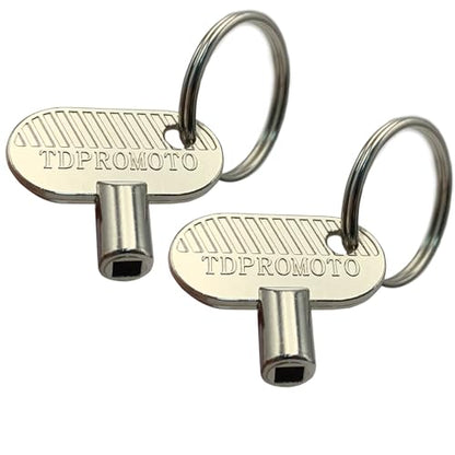 Sprinkler Controller Door Key Sprinkler Timer Lock Key for Orbit and Hydro-Rain, Metal (2pack)