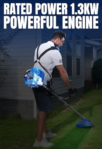 Wild Badger Power Gen2 52cc 18" Gas SWeed Wacker & Brush Cutter 3 in 1