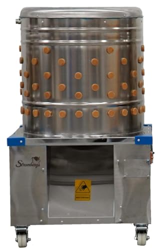 Stromberg's Stainless Steel Poultry Feather Plucker Machine, 3-4 Chickens
