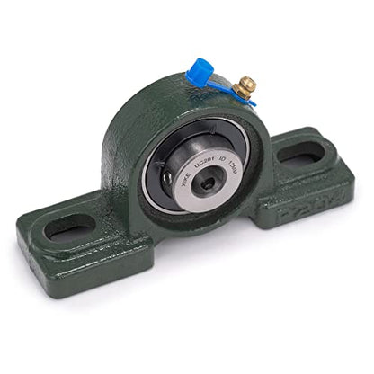 XIKE 2 Pcs UCP201 Bore 12 mm Pillow Block Mounted Ball Bearings. - size: UCP201 Bore 1/2"