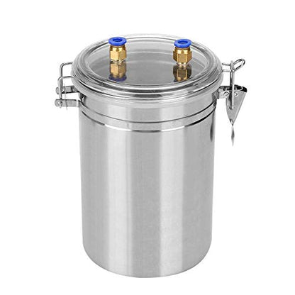 Yosoo Electric 2L 1/2 Gal Cow Electric Milking Machine Portable Impulse Sheep Goat Milking Device Machine Vacuum Pump Bucket Milker Double Head for Farm Household Milk(US Plug, Cow use)