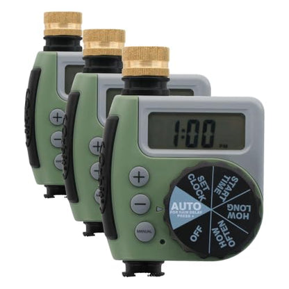 Orbit 62056 One Outlet Single-Dial Hose Faucet Timer (Pack of 3) - size: Single (Pack of 3)