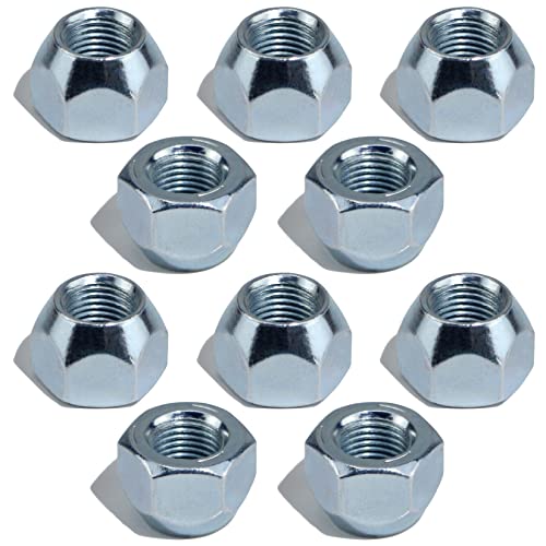 10pcs 1/2''-20 Trailer Lug Nuts Galvanized - color: KIT#5-1 (10Pcs Hub Nuts)
