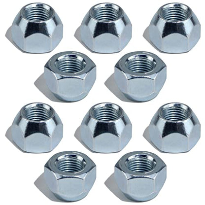 10pcs 1/2''-20 Trailer Lug Nuts Galvanized - color: KIT#5-1 (10Pcs Hub Nuts)