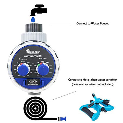 Fogging Seconds Watering Hose Timer for Garden,Greenhouse - style: Fogging Timer