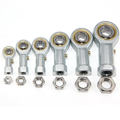 PHSB7 Rod End Bearings 7/16-inch Bore 7/16-20 Female Thread - size: 7/16"