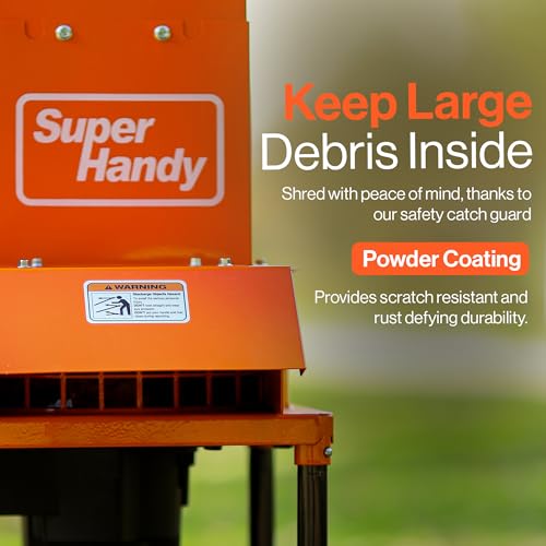 SuperHandy Electric Leaf Mulcher Shredder, Yard Waste, Leaf Shredder