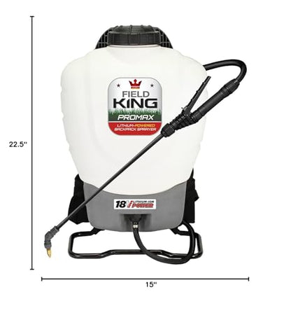 Field King 190515 Professionals Battery Powered Backpack Sprayer, 4 gal - style: Battery Powered