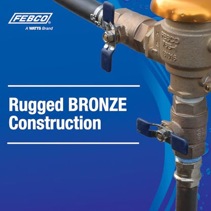 Febco 765 Bronze Pressure Vacuum Breaker Backflow Preventer 2" Inlet - size: 2 Inch, style: With Freeze Sensor