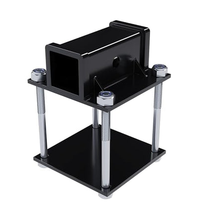RV Bumper Hitch Receiver 2 inches Adapter for 4-4.5 inches Bumper