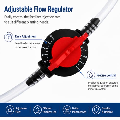 G1/2 Venturi Fertilizer Injector Switch Water Tube Kit - size: G1/2