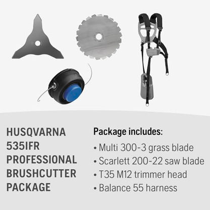 Husqvarna 535iFR Straight Shaft Brush Cutter, Garden Tools
