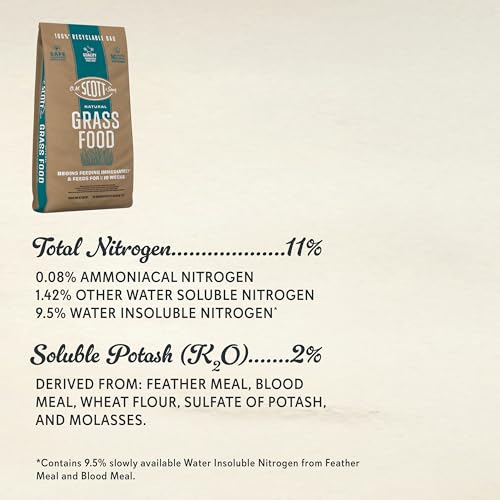 O.M. Scott & Sons Natural Grass Food, 12.72 lbs. - color: Fertilizer, size: 1 Pack