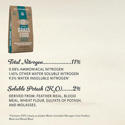 O.M. Scott & Sons Natural Grass Food, 12.72 lbs. - color: Fertilizer, size: 1 Pack
