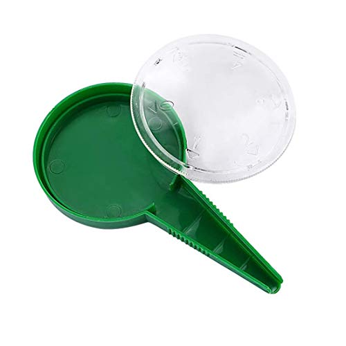 4 Pack Adjustable Hand Hold Sowing Seeds Dispenser, Seedlings Dibber and Widger Hole Puncher Garden Hand Tool Sets