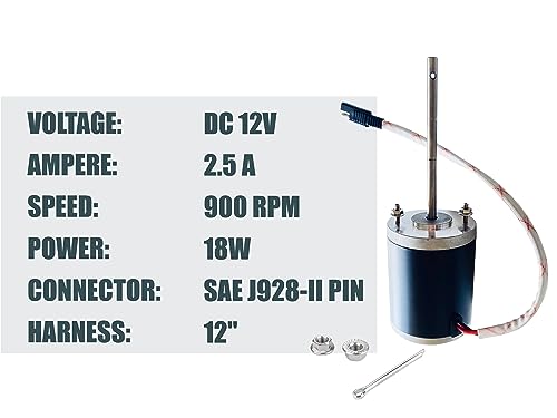 Replacement Motor for ATVS100 Broadcast Spreader 3008793 Buyers SaltDogg