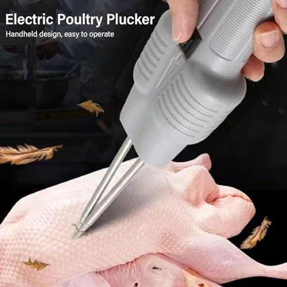 Commercial electric hair remover, powerful for removing chicken feathers, duck feathers, goose feathers, poultry hair removal machine, handheld small hair removal tool, waterproof design