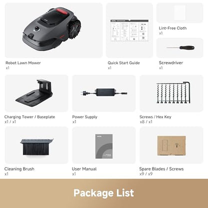 MOVA LiDAX Ultra 1000 Robot Lawn Mower Wire Free for 1/4 Acre, RTK-Free+360° 3D LiDAR+AI Vision Auto Mapping, Zero-Edge Cutting, Cutting Height 1.2"-3.9", 45% Slope, Up to 150 Managed Zones Dual Maps - color: Ultra 1000: Mows up to 0.25acre
