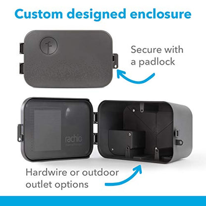 Rachio Smart Sprinkler Controller Weatherproof Outdoor Enclosure - size: Weatherproof Outdoor Enclosure