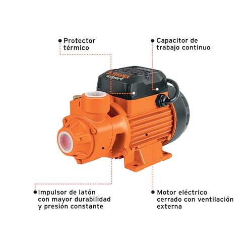 Peripheral pump electric water 3/4 HP, Truper Expert - size: 3/4 HP, style: Above Ground