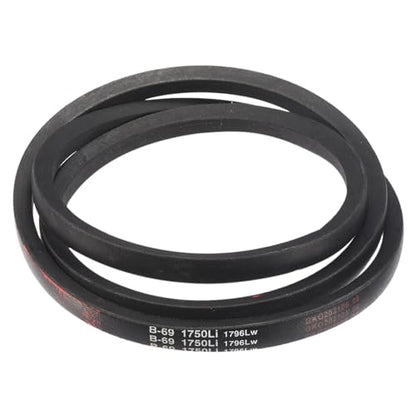 uxcell 3 Pack B69 Classic V-Belt, 72" Outside Circumference, Black, Industrial Rubber V-Belt - size: B69