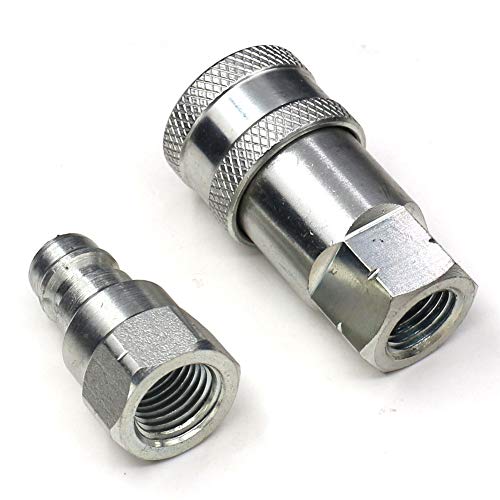 Hydraulic Quick Connect Coupler 1/4" NPT,CEKER ISO 7241-A Tractor Couplers Hydraulic Coupling - size: ISO 7241-A 1/4 NPT