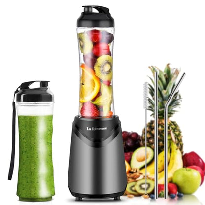 La Reveuse Personal Size Blender for Shakes and Smoothies, 2 Cups, Gray - color: Grey