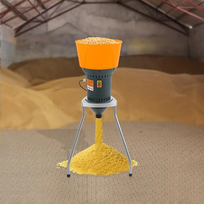 Grain Mill Grinder, Electric Corn Grinder, 110V Commercial Household Use Dry Cereals Wheat Grinding machine for Coffee Bean Spices and Seeds (50 L) for Feeding Your Farm Animals