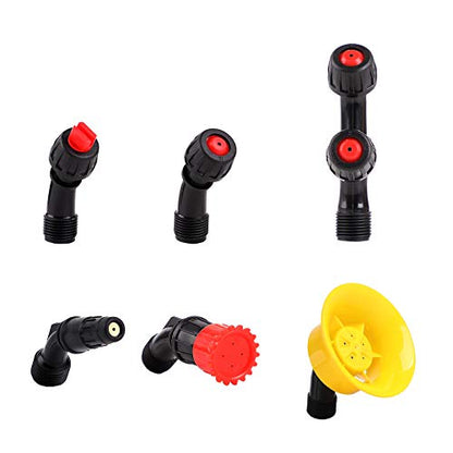 Sprayer Nozzle Tips,6 Piece Multifunctional Spray Combination,Adjustable Nozzle,Suitable For Replacing Backpack Sprayer Nozzle,Farm Nozzle,Water Pump Nozzle And Orchard Nozzle