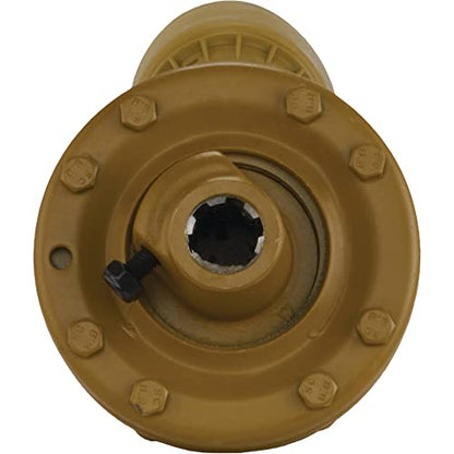Rareelectrical Pto Driveline Shaft Series 4 Tri-Tube Friction Clutch 540 | RPM 35HP Compatible with Rhino SE4 SE5 County Line Rotary Cutter Mower 38" 1-3/8" 6 Spline QD Both Ends Replaces 14106438