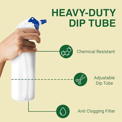 Heluva Green Spray Bottle Nozzle Replacement Tops, Blue/Yellow 24 Pack - color: Blue & Yellow, size: 24 Pack