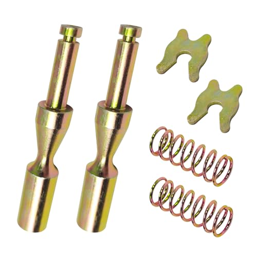 2PCS Quick Release PTO Pin Yoke,Heavy-Duty Tractor PTO Coupler Farm Tool
