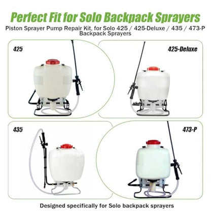 0610407-K Piston Sprayer Pump Repair Kit, for Solo 425 Backpack Sprayers