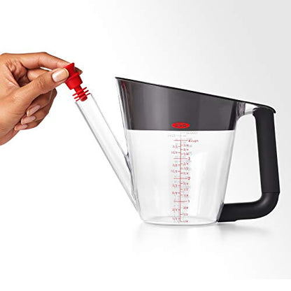 OXO Good Grips 4 Cup Fat Separator, Clear - size: One Size, style: 4 Cup