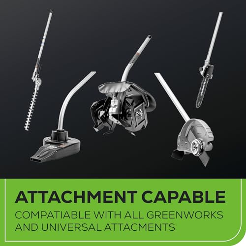 Greenworks 48V (24V x 2) 16" Cordless String Trimmer, (2) 4.0 Ah Batteries - style: 16" (2 x 4Ah)