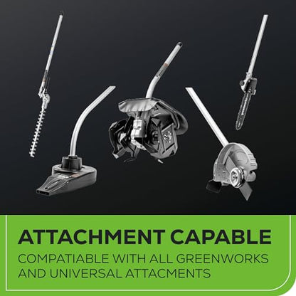 Greenworks 48V (24V x 2) 16" Cordless String Trimmer, (2) 4.0 Ah Batteries - style: 16" (2 x 4Ah)