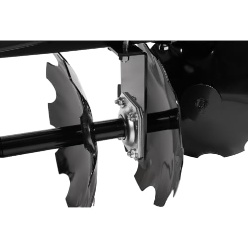 WUTIST 4 FT Tow-Behind Notched Disc Harrow for Use with A 2" Towball