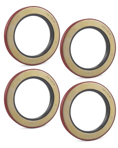 Oil Seal 010-056-00 Fit for Dexter 10K 12K 15K trailer axles, for AL-KO 10K-16K axles, Replace 568217 091023 ID 3.125" x OD 4.50" Trailer Axle Bearing Seal 4PCS - size: 4PCS
