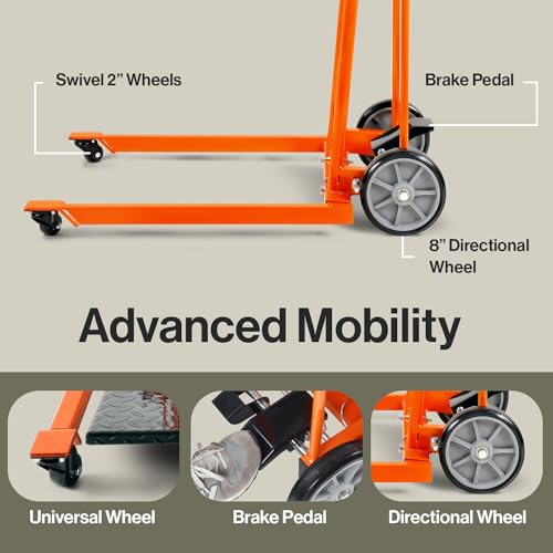SuperHandy Material Lift Stacker, 330 lb Capacity, 40-Inch Lift