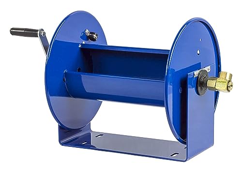 Coxreels 117-3-550 Compact Hand Crank Steel Hose Reel - 4,000 PSI - Holds 3/8" x 550' Length Hose - Perfect for Air Compressor, Garden, Pressure Washer, Electric Hoses (Hose Not Included) Made in USA - size: 3/8" x 550'