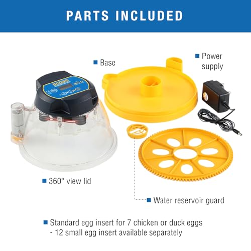 Brinsea Mini II Advance Incubator with Automatic Turner for Hatching 7 Eggs - size: 7 Eggs