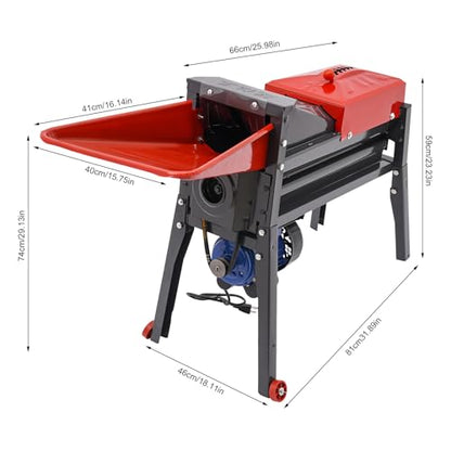 Heavy Duty Electric Corn Thresher Machine, Automatic Corn Peeling Tool, Efficient Corn Sheller for Dry Corn, Ideal for Small Farms and Agricultural Use