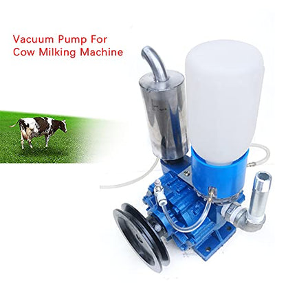 Cow Milking Machine Portable Pulsating Vacuum Pump for Cow Milking Machine 250L/min Electric Cow Milker Vacuum Suction Pump Milking Machine for Livestock Household Farm