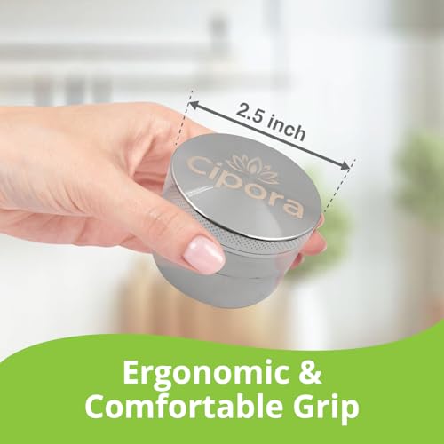 2.5" Manual Grinder (Silver) - color: Silver